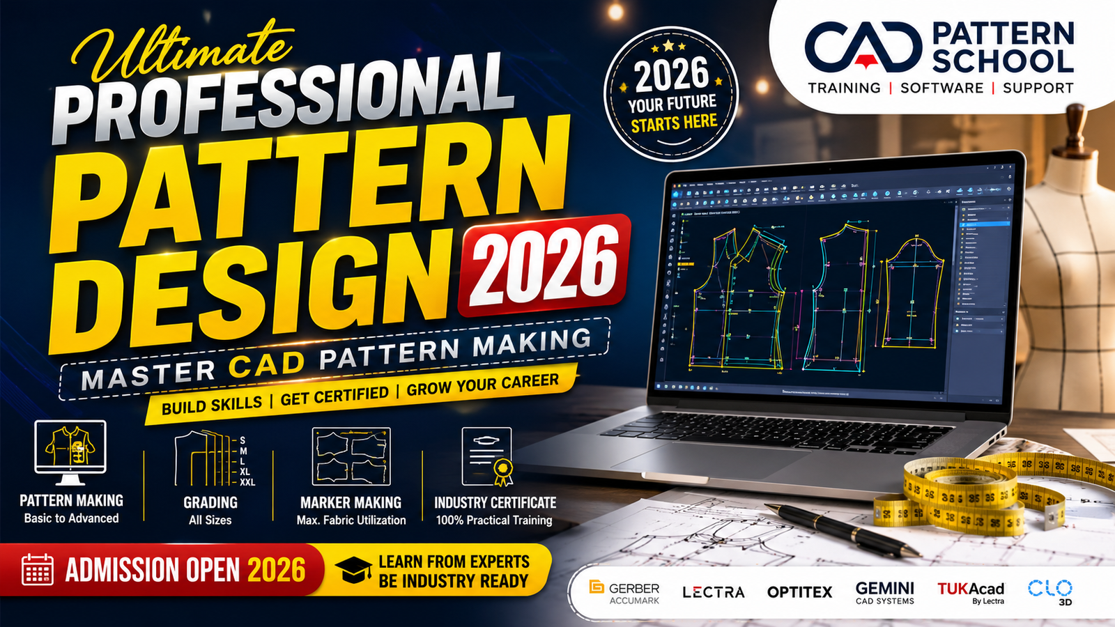 Professional CAD Pattern Making Course